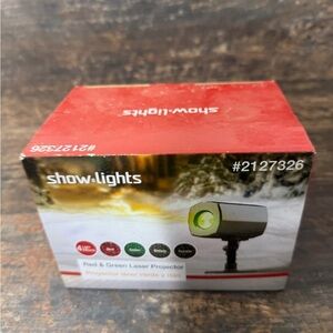 Festive Red & Green Laser Projector